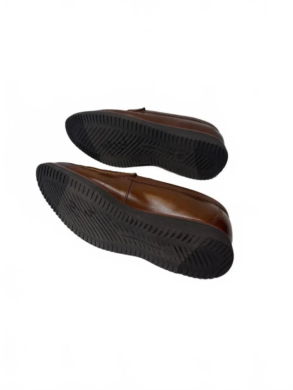 Johnston & Murphy Trufoam Brown Leather Loafers Men's Slip On Dress Shoes
